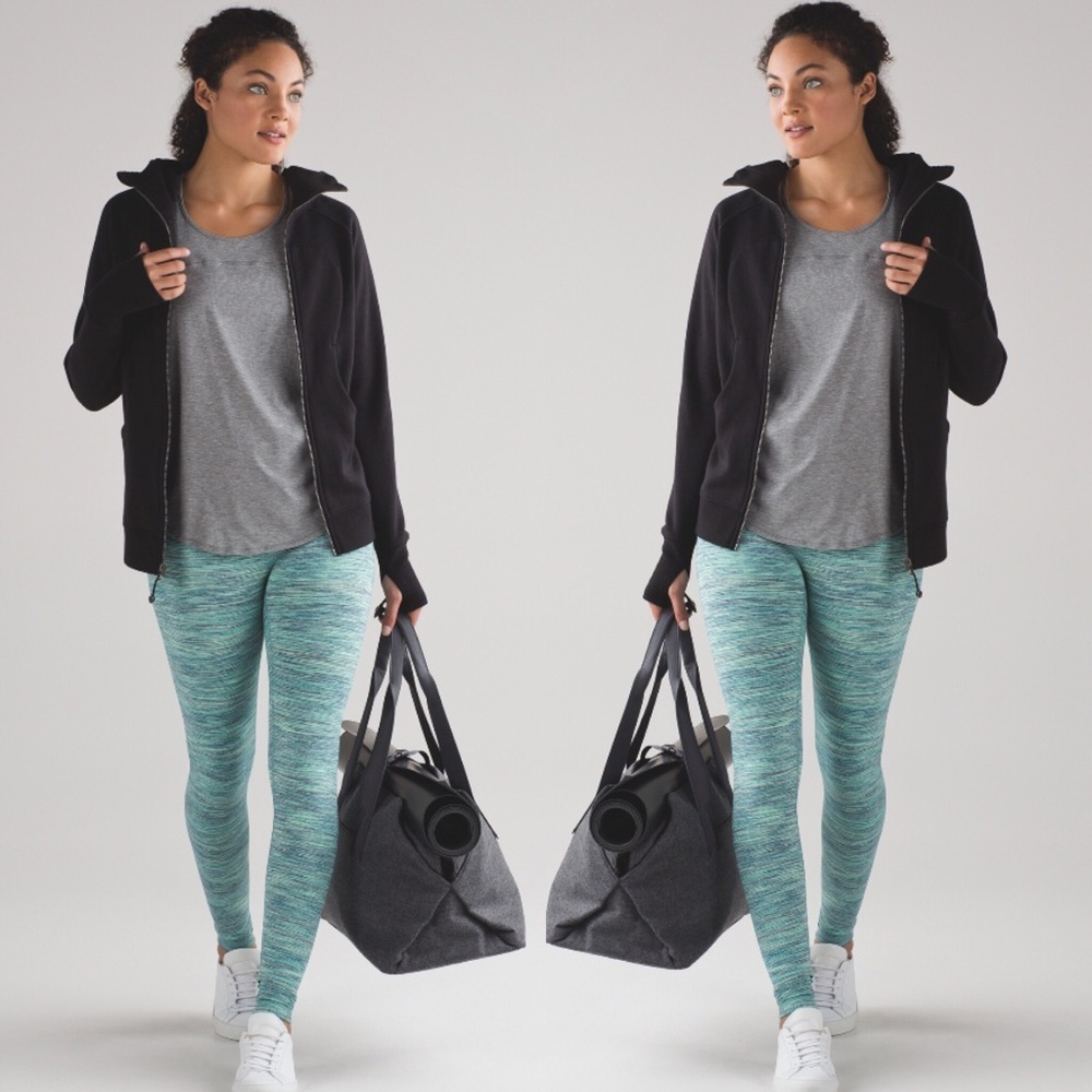 RARE NWT Lululemon Alberta Lake Space Dye Roll Down Wunder 4